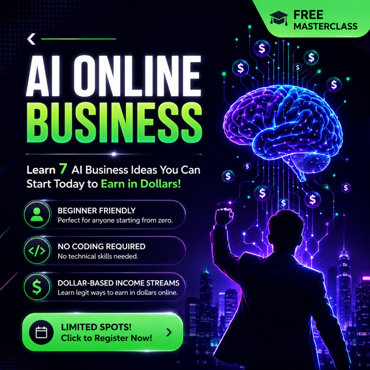 AI Online Business Free Masterclass